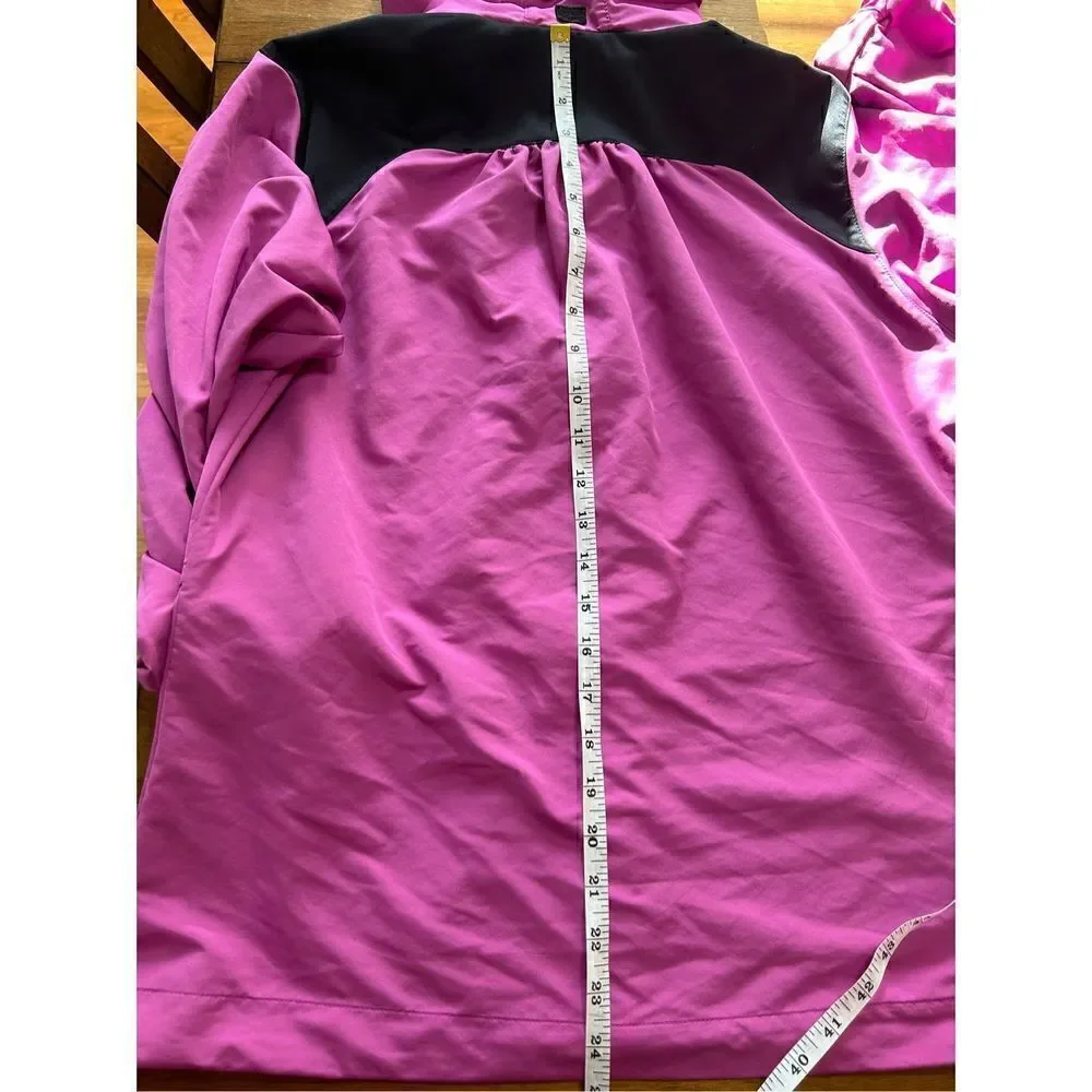 Women’s Y2K Vintage Nike Full Zip Jacket - Magenta Size Large